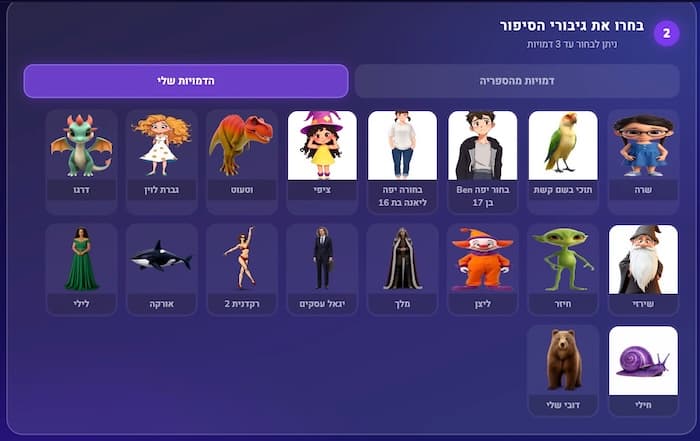 מחולל דמויות AI